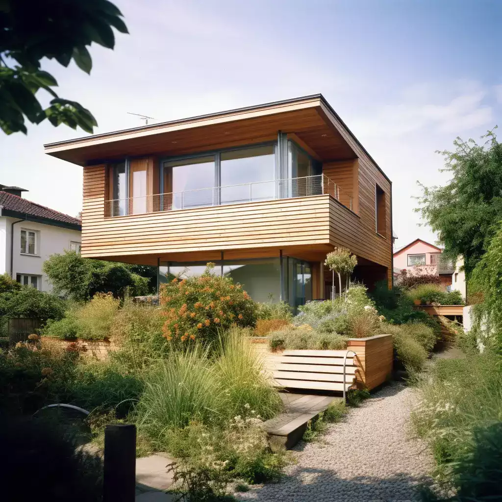 Modernes Haus in Stülpschalung, Holzfassaden Beispiele